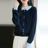 Apparelplayground Cardigan — Color-Block Lapel Knit That Elevates Every Layer You Own